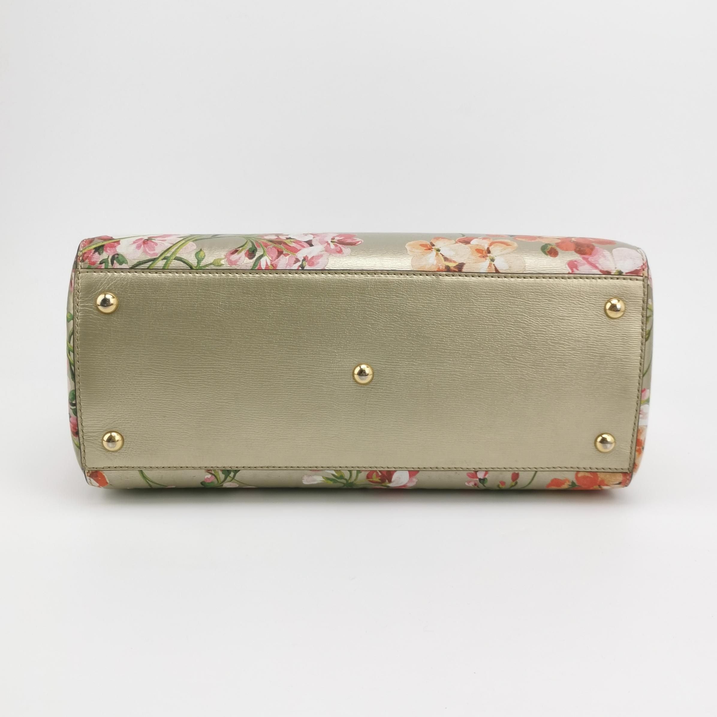 Gucci Floral Pattern Logo Print Shoulder Bag 250412781145921