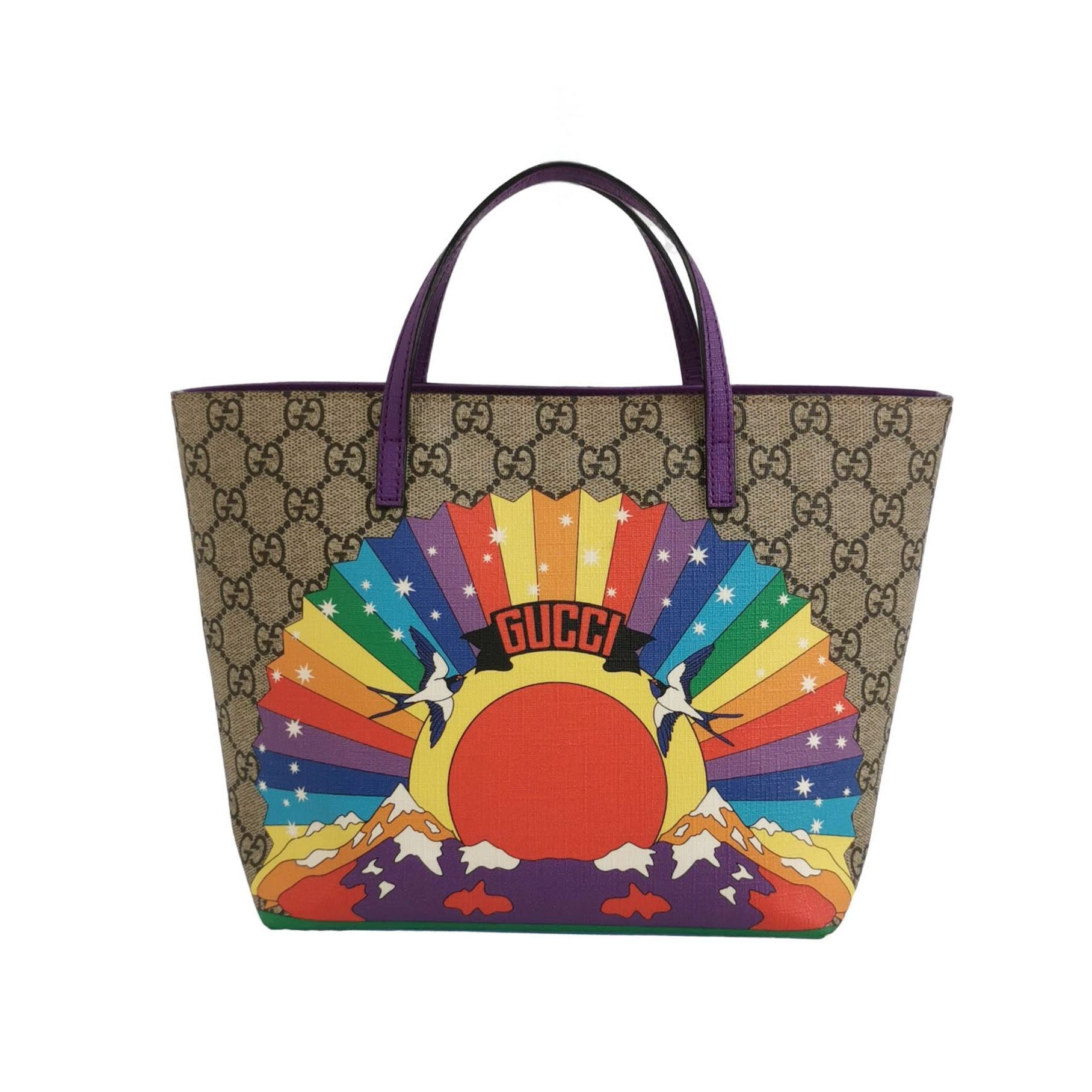 Gucci GG Supreme Canvas and Leather Children's Handbag 250410781142431