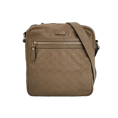 Gucci GG Embossed Leather Crossbody Shoulder Bag 250411781143777