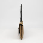 Gucci Snake Skin Bamboo Handle Shoulder Bag 250412781145859