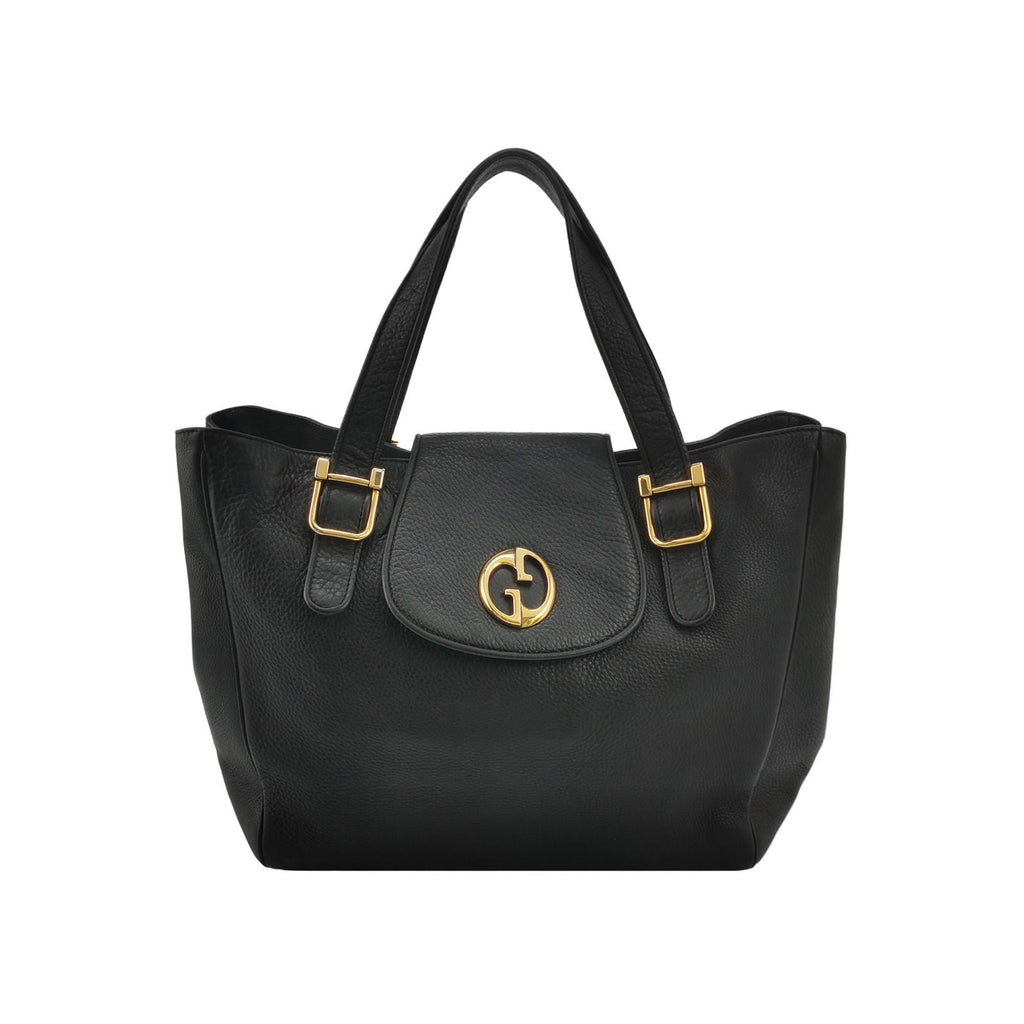 Gucci GG Logo Shoulder Bag in Leather 250410781142975