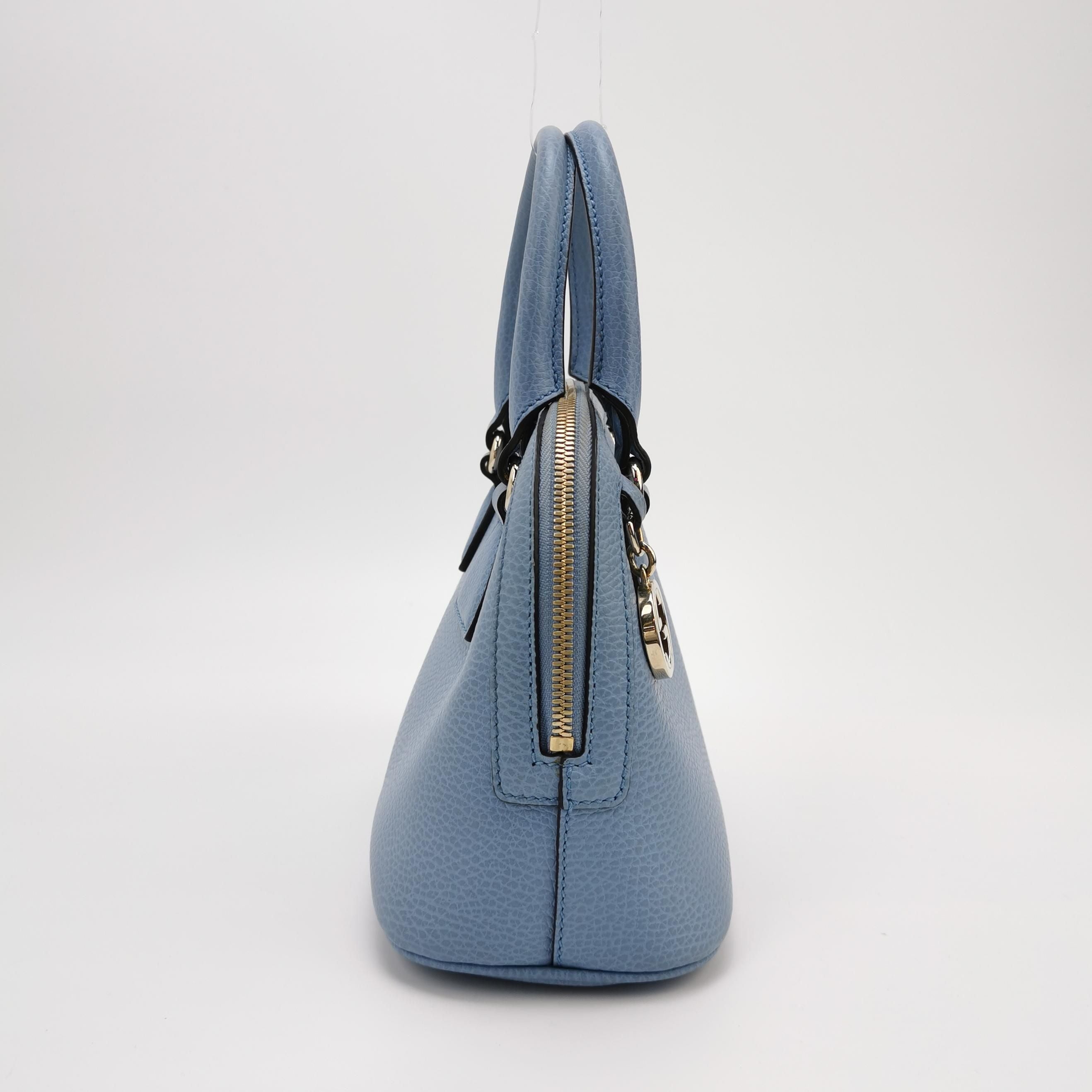 Gucci Leather Solid GG Embellished Crossbody Shoulder Bag 250410781142966
