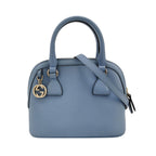 Gucci Leather Solid GG Embellished Crossbody Shoulder Bag 250410781142966