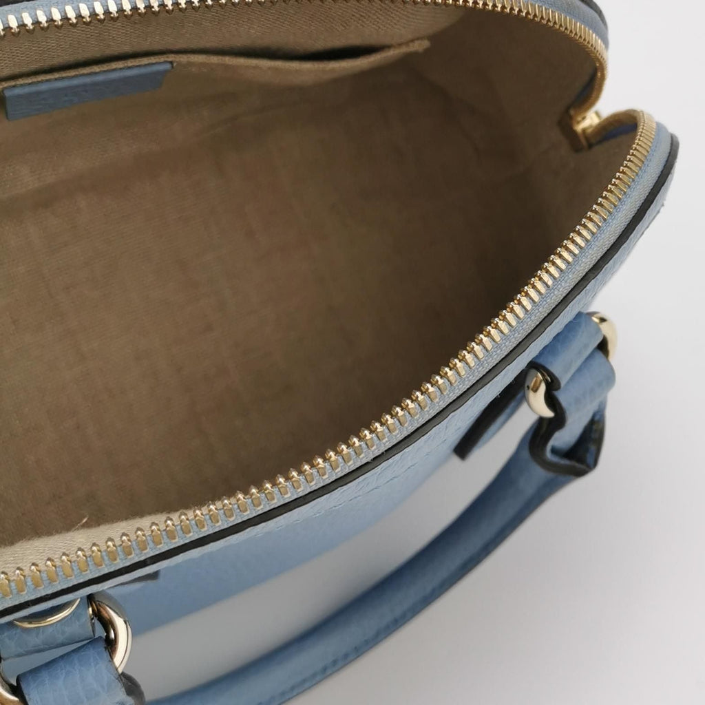 Gucci Leather Solid GG Embellished Crossbody Shoulder Bag 250410781142966