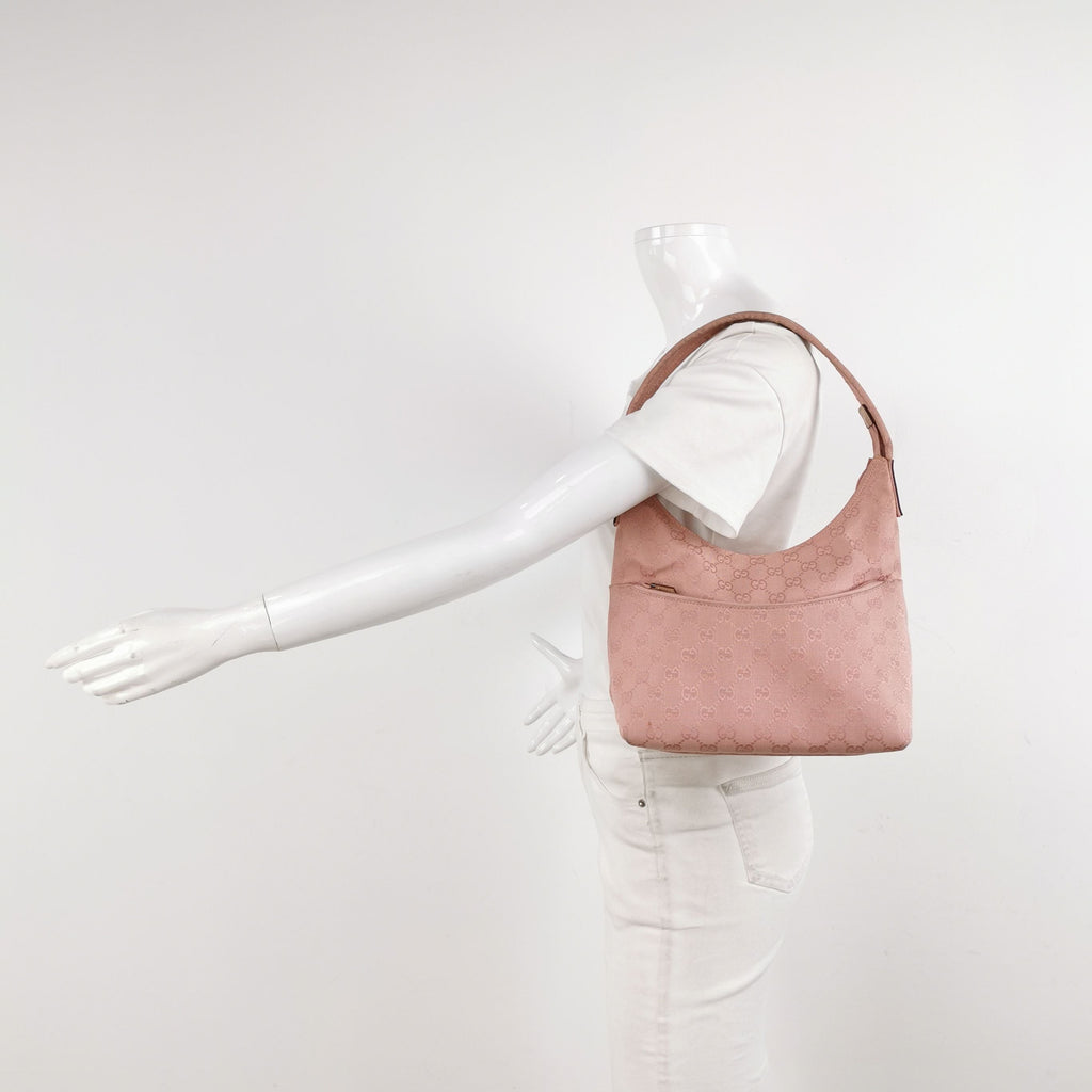 Gucci GG Canvas Zip Shoulder Bag 250412781145742