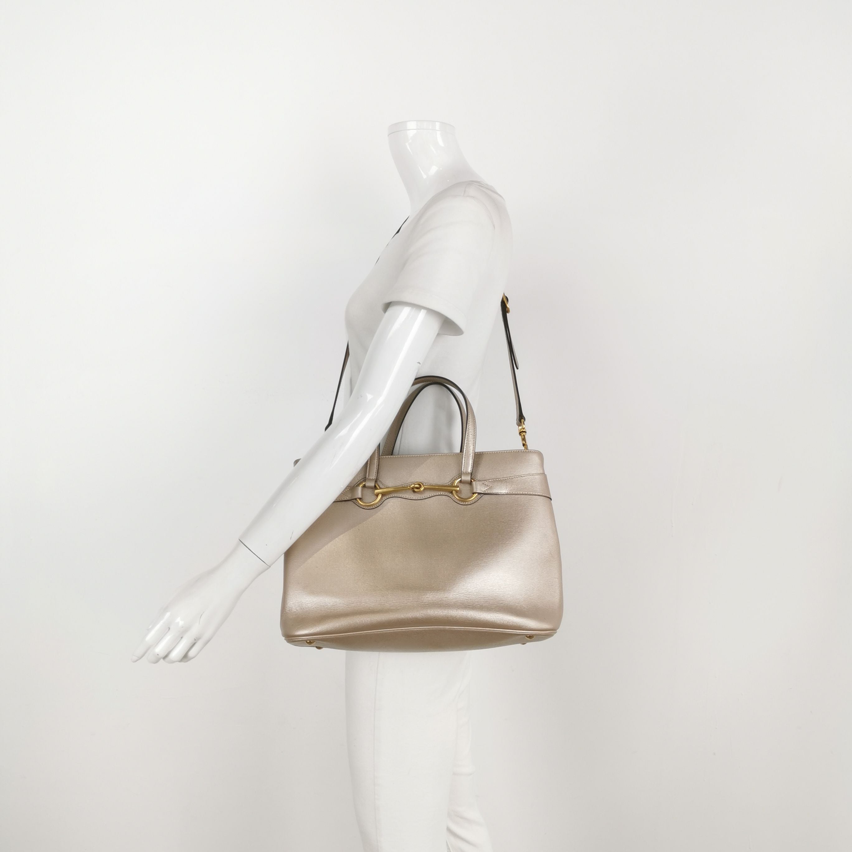 Gucci Bright Bit Leather Shoulder Bag 250410781143278
