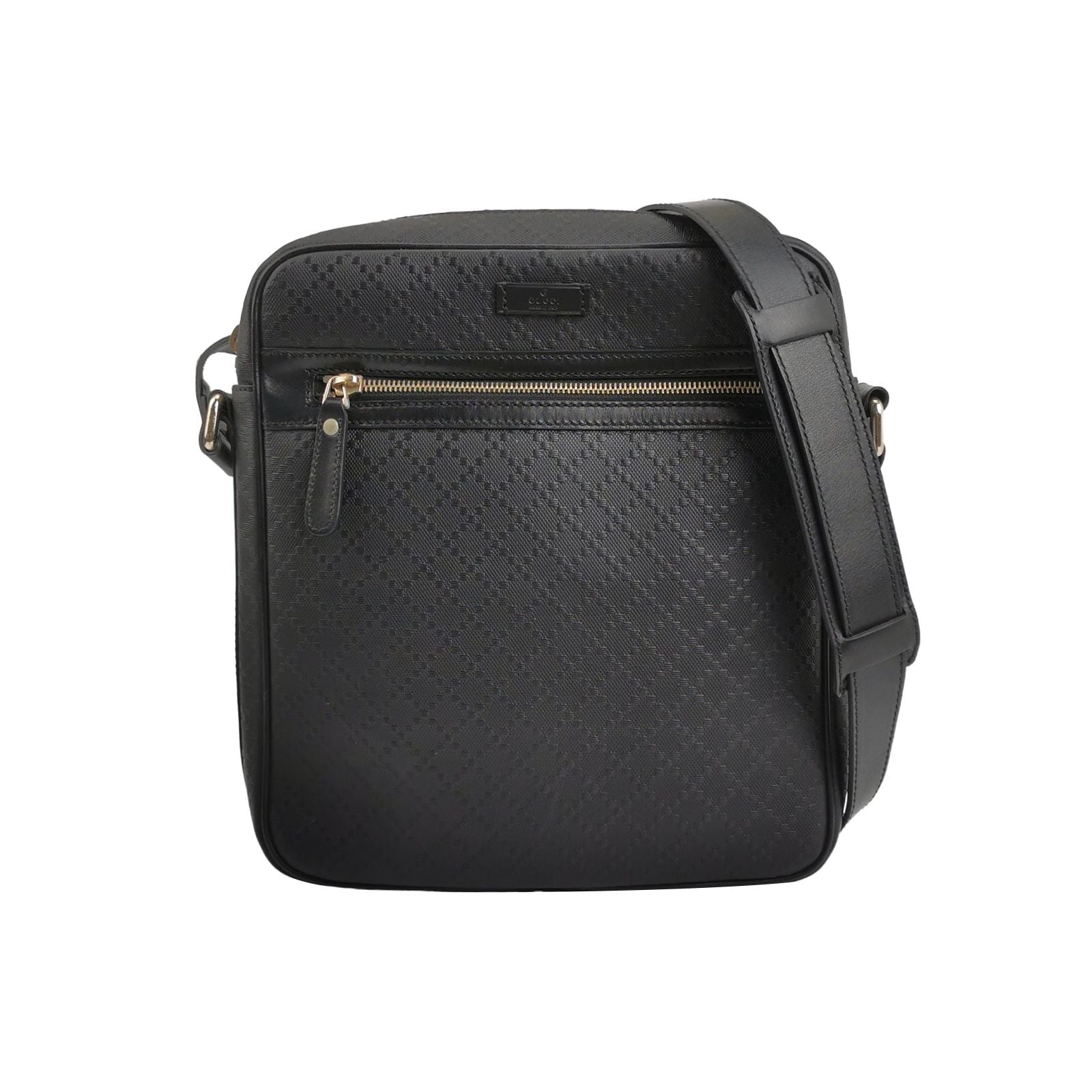 Gucci Leather Logo Zip Crossbody Shoulder Bag 250409781141334