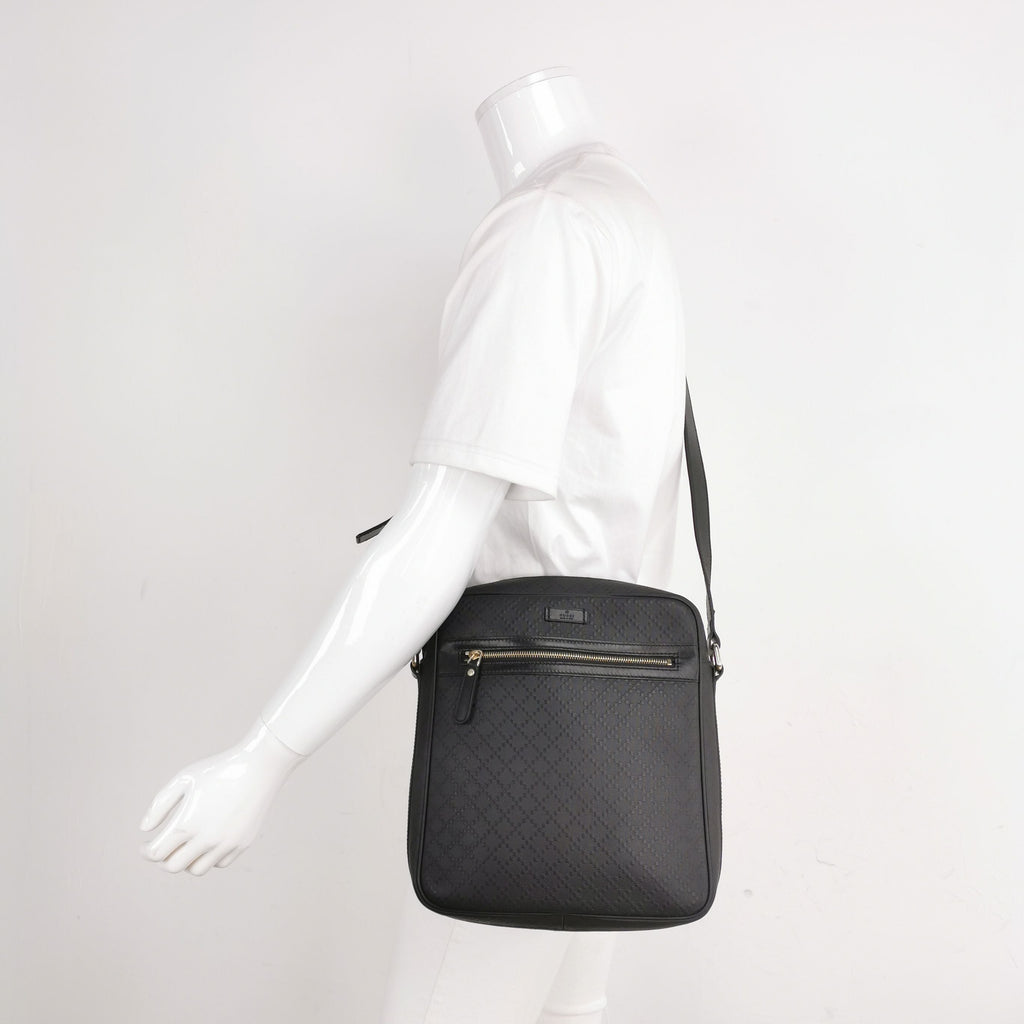 Gucci Leather Logo Zip Crossbody Shoulder Bag 250409781141334