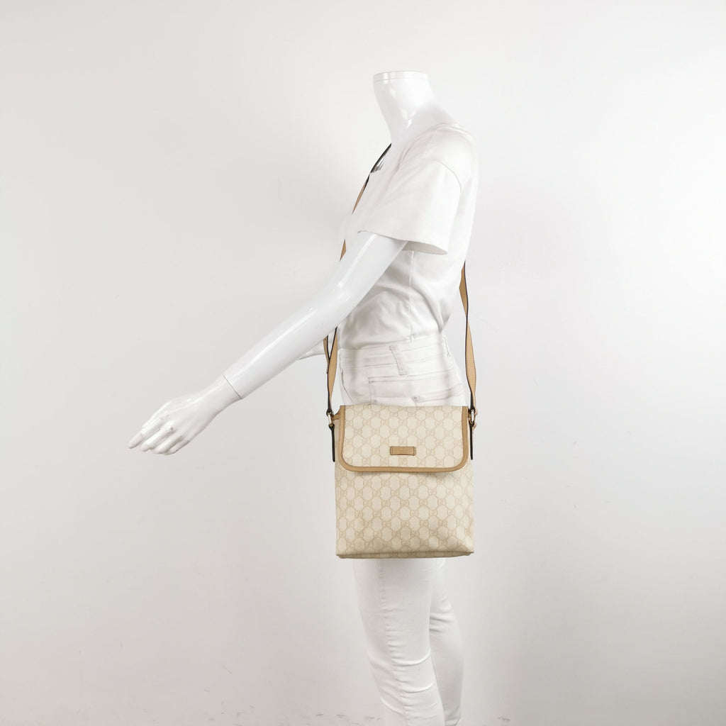 Gucci GG Logo Leather Shoulder Bag 047851100930