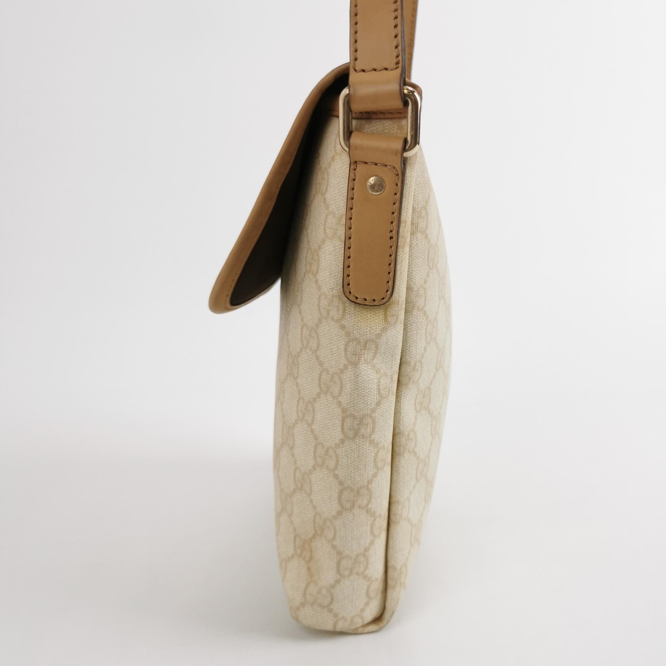 Gucci GG Logo Leather Shoulder Bag 047851100930