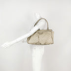 Gucci GG Canvas D-Shaped Metal Decor Shoulder Bag 250410781142894