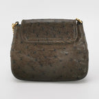 Gucci 1973 Ostrich Leather Shoulder Bag 250411781144089
