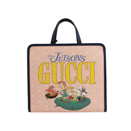 Gucci The Jetsons Collaboration Leather Cartoon Print Children's Handbag 250407781138739