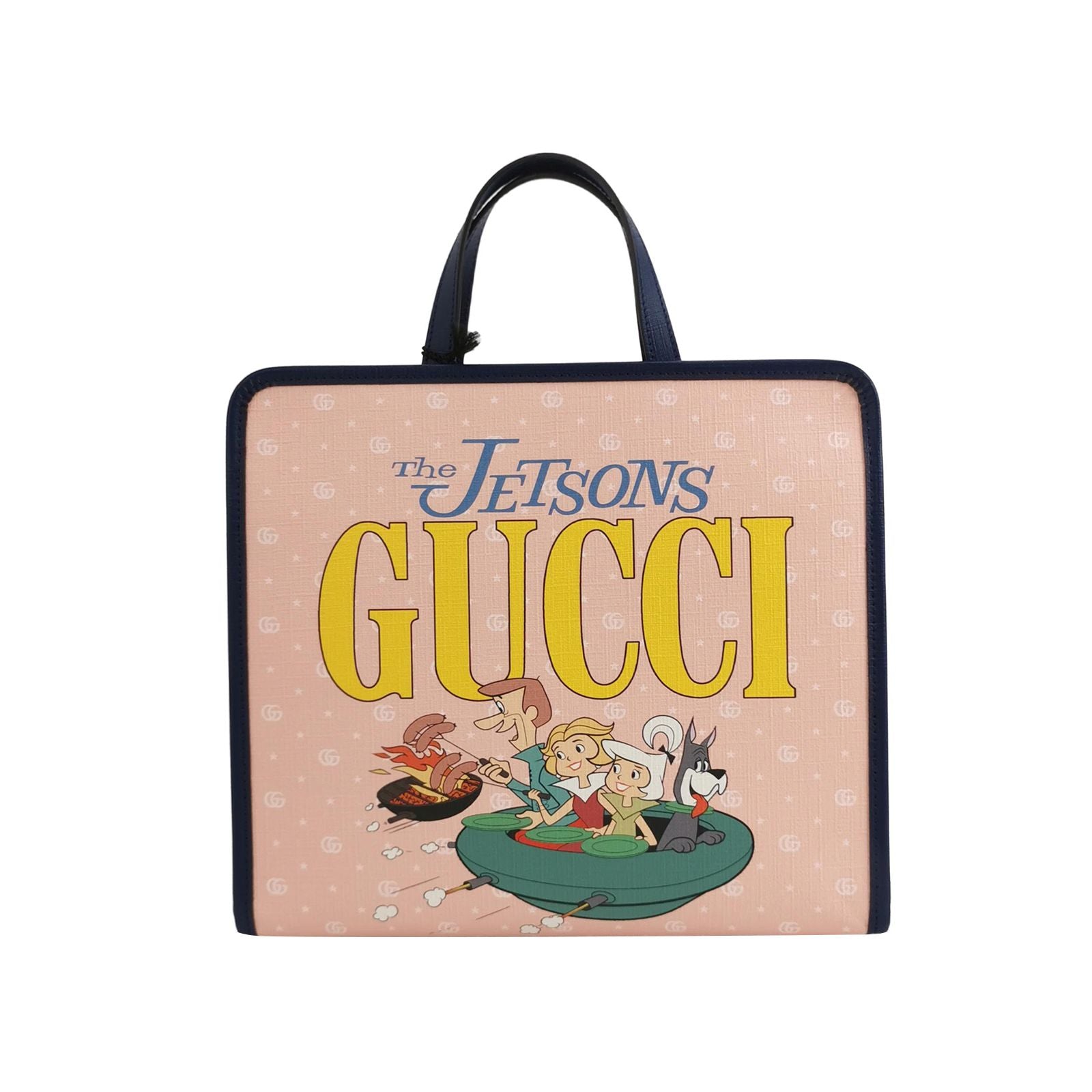 Gucci The Jetsons Collaboration Leather Cartoon Print Children's Handbag 250407781138739