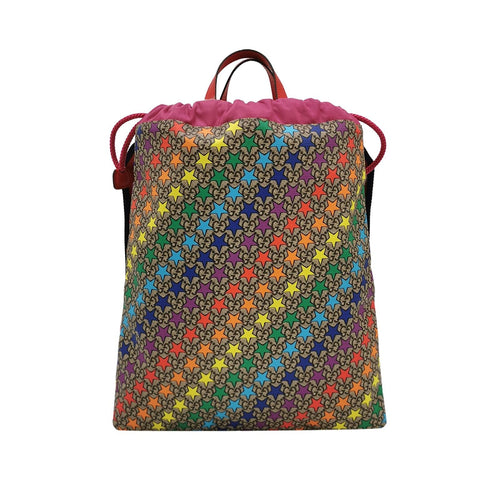 Gucci Calfskin Colorful Stars GG Print Backpack 047851200274