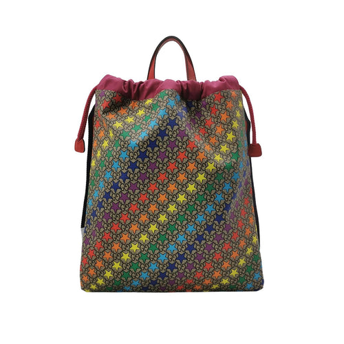 Gucci Calfskin Colorful Stars GG Print Backpack 047851200278