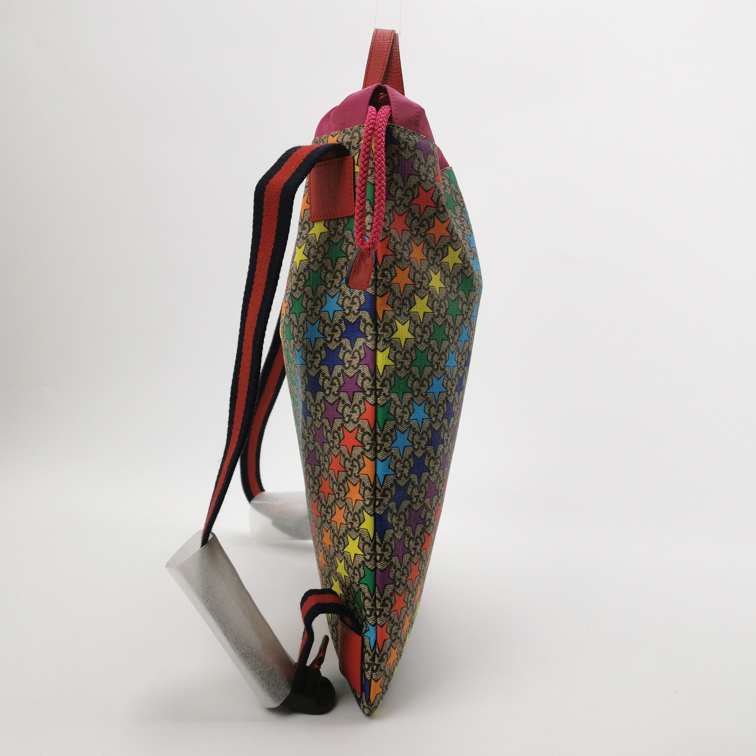Gucci Calfskin Colorful Stars GG Print Backpack 047851200278