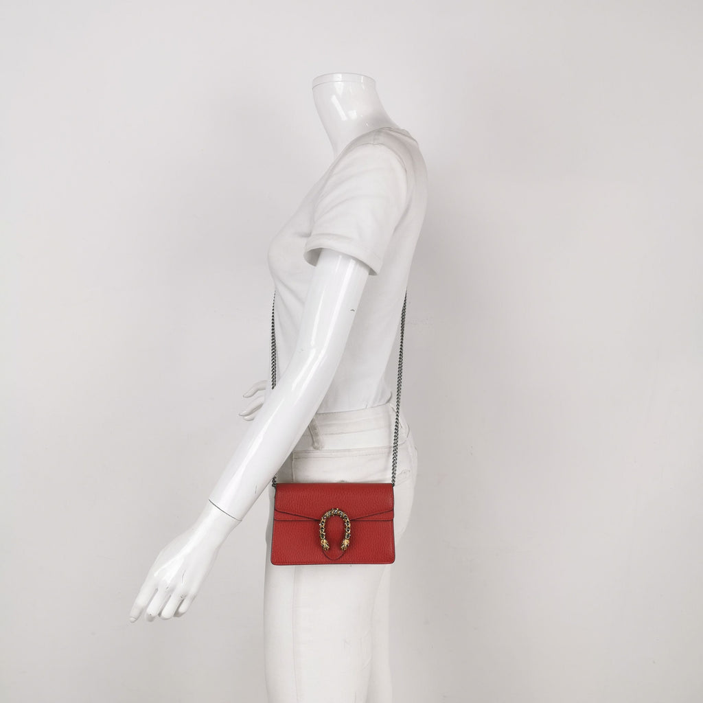 Gucci Dionysus Mini Bag in Leather with Double Tiger Head Buckle 047850700270