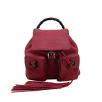 Gucci Bamboo Handle Backpack in Solid Color 250410781142657