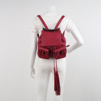 Gucci Bamboo Handle Backpack in Solid Color 250410781142657