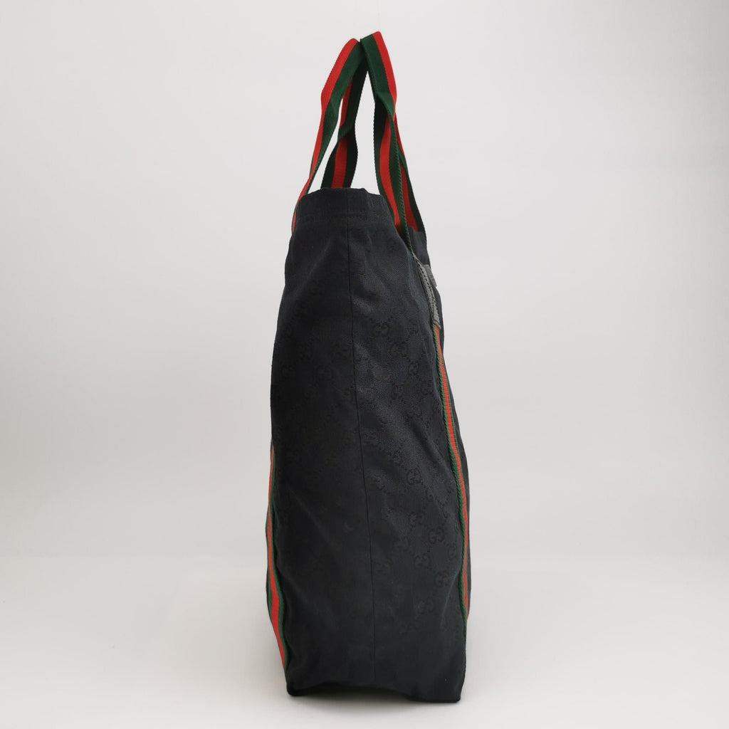 Gucci GG Canvas and Leather Shoulder Bag 047851000698