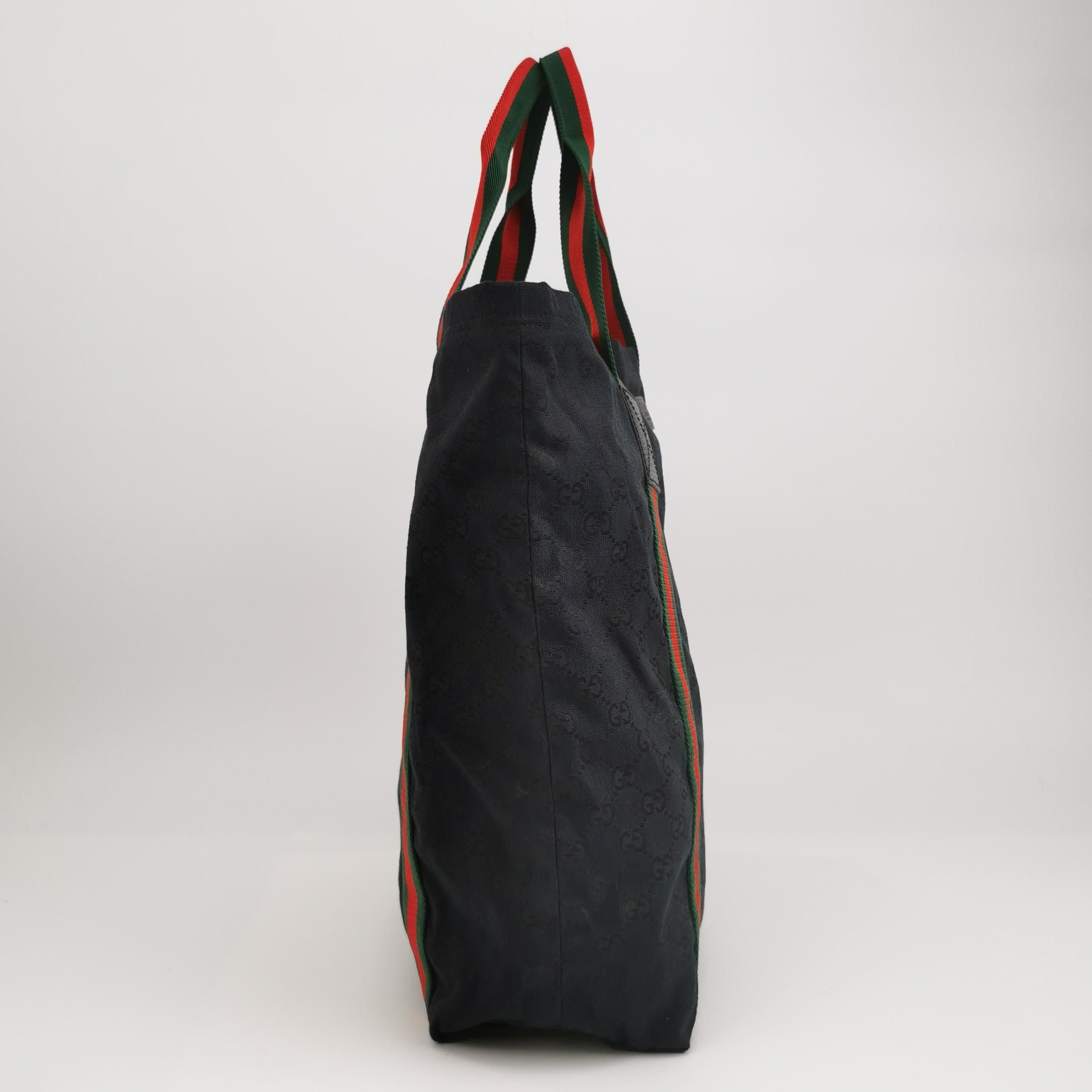 Gucci GG Canvas and Leather Shoulder Bag 047851000698
