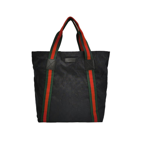 Gucci GG Canvas and Leather Shoulder Bag 047851000698