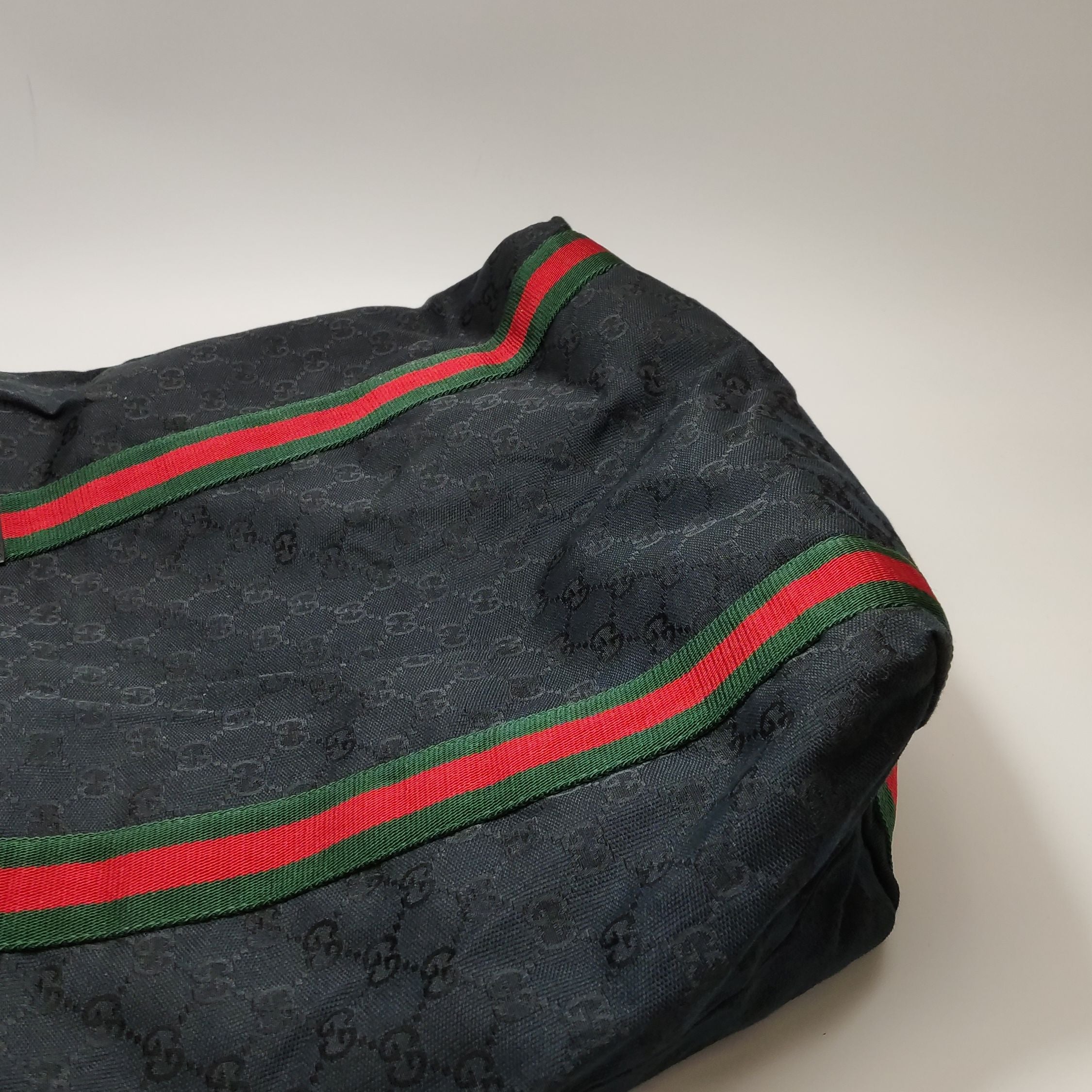 Gucci GG Canvas and Leather Shoulder Bag 047851000698