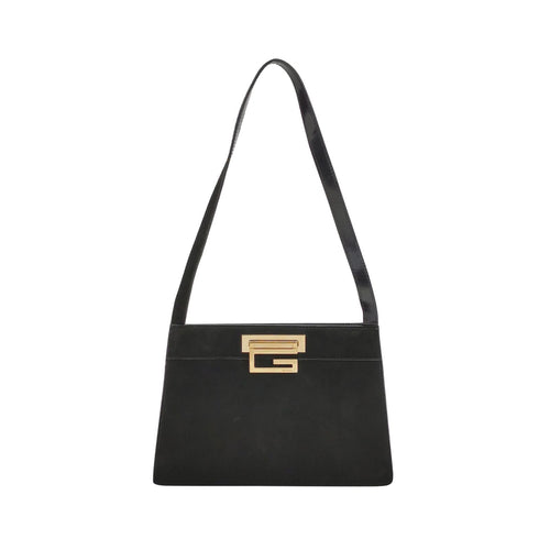 Gucci Suede Leather Shoulder Bag with Metal Letter Buckle 250408781139981