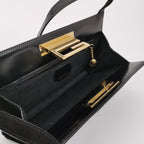 Gucci Suede Leather Shoulder Bag with Metal Letter Buckle 250408781139981