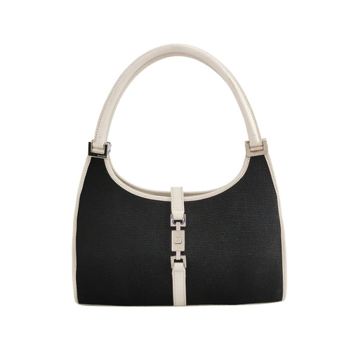 Gucci Jackie Leather and Canvas Shoulder Bag 250331781129511