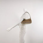 Gucci GG Canvas and Leather Bow Shoulder Bag 250404781134861