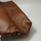 Gucci Leather Solid Logo Shoulder Bag 047851000700