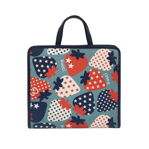 Gucci Leather Strawberry Star Print Children's Handbag 250407781138571