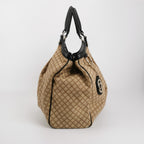 Gucci Sukey Leather and Canvas GG Monogram Shoulder Bag 250403781133682