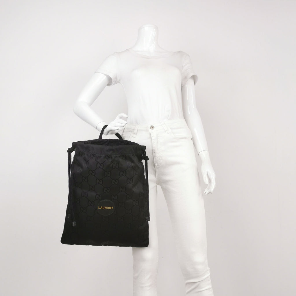 Gucci Off The Grid Nylon Gold Logo Tote Bag 250331781128341