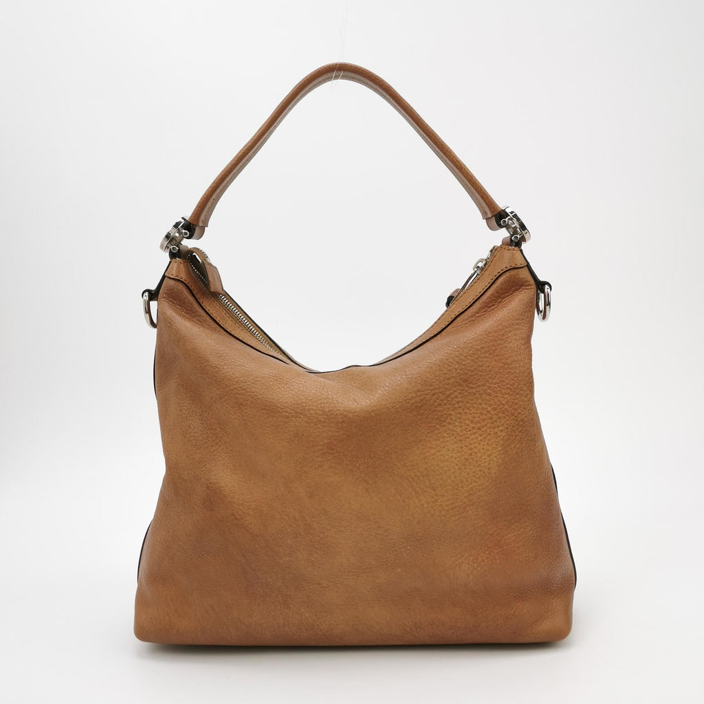 Gucci Leather Solid Zip Crossbody Shoulder Bag 250331781128903