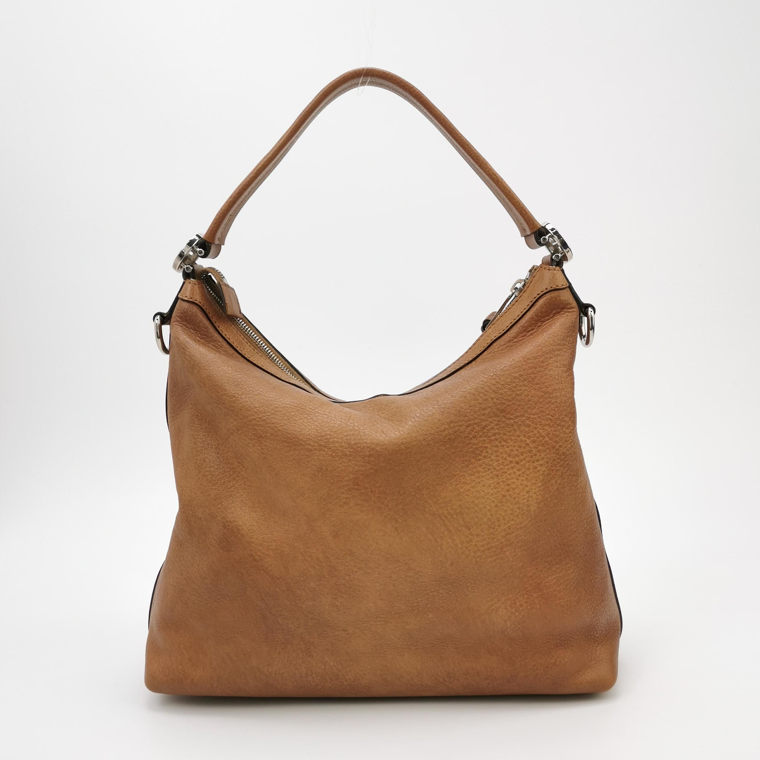 Gucci Leather Solid Zip Crossbody Shoulder Bag 250331781128903