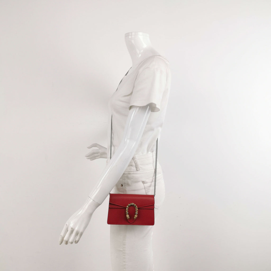 Gucci Dionysus Mini Bag in Leather with Double Tiger Head Buckle 250329781125868