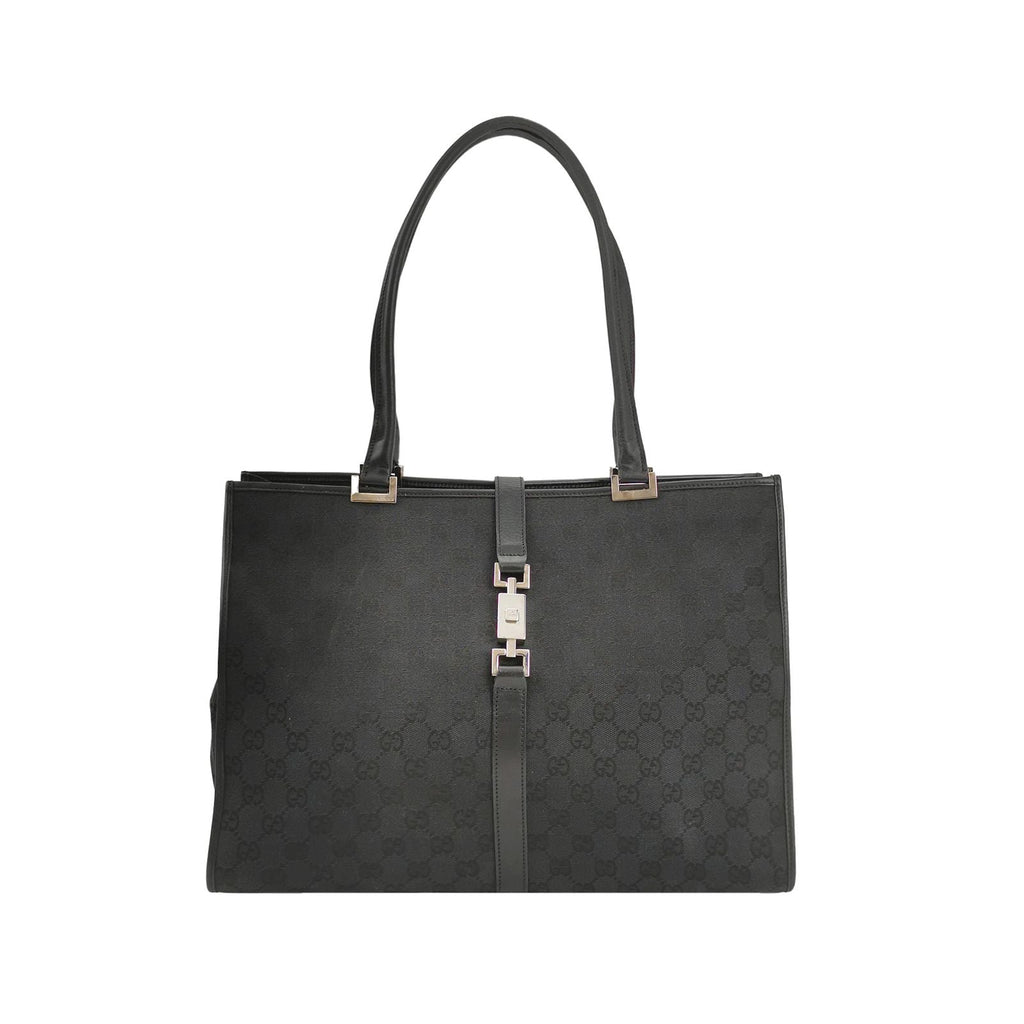 Gucci Jackie Leather Canvas GG Monogram Shoulder Bag 250330781127248