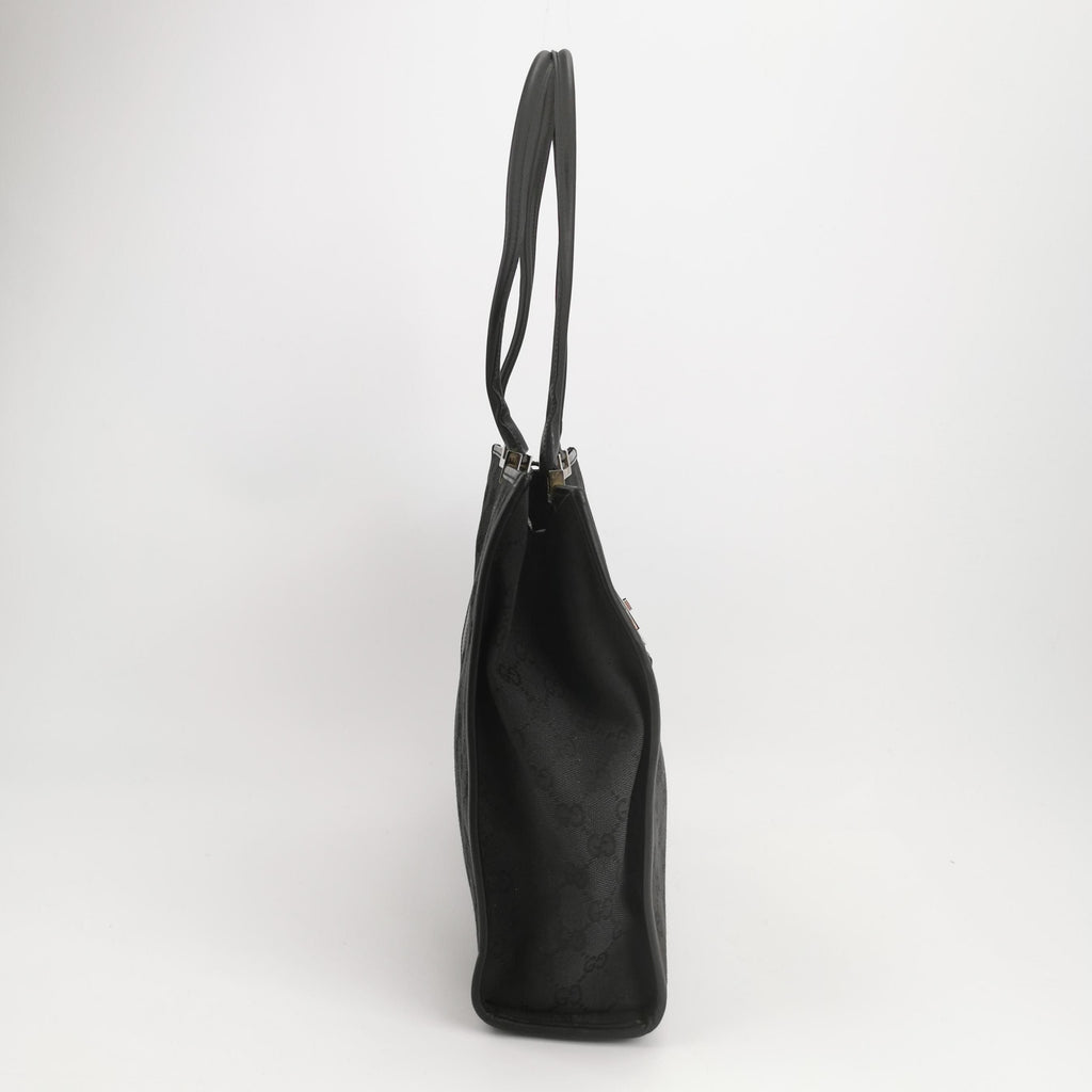 Gucci Jackie Leather Canvas GG Monogram Shoulder Bag 250330781127248