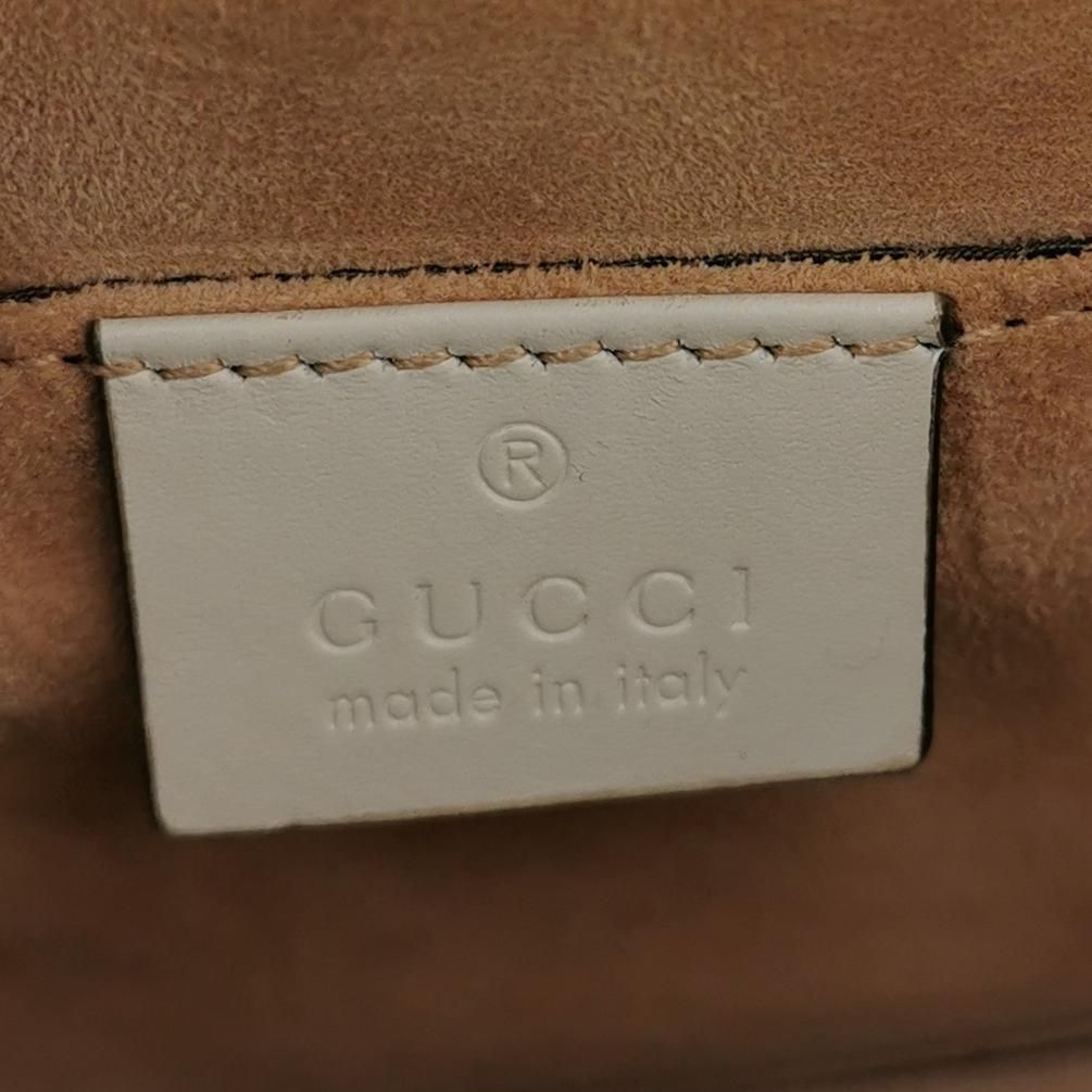 Gucci Sylvie Mini Leather and Canvas Shoulder Bag 250328781124320