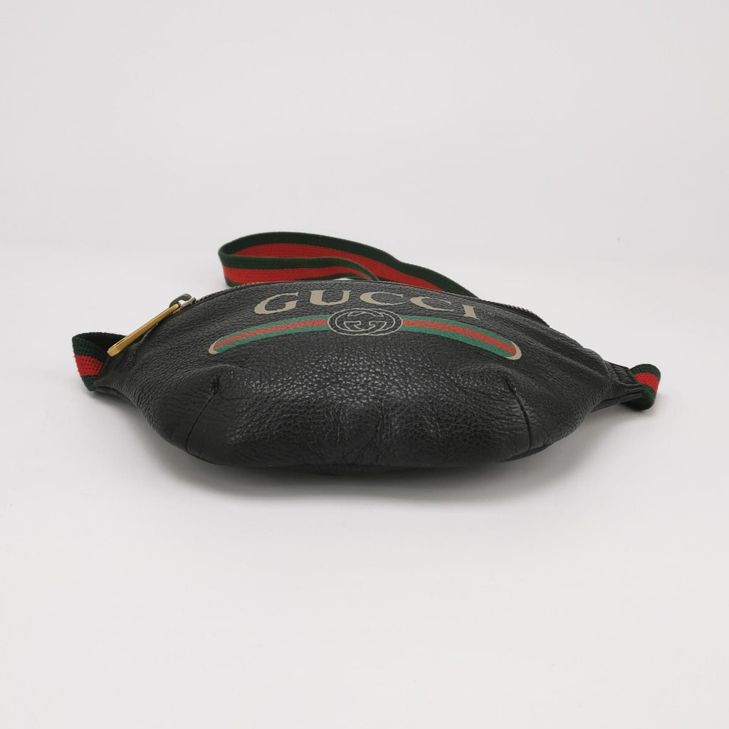 Gucci Print Leather Waist Bag Chest Bag 250402781131931