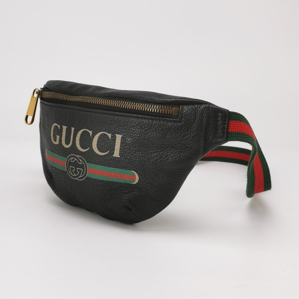 Gucci Print Leather Waist Bag Chest Bag 250402781131931