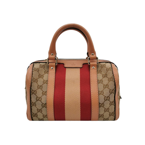 Gucci Leather and Canvas GG Logo Tote Bag 250329781126034