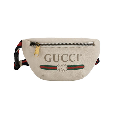 Gucci Print Leather Waist Bag Chest Bag 250328781124603