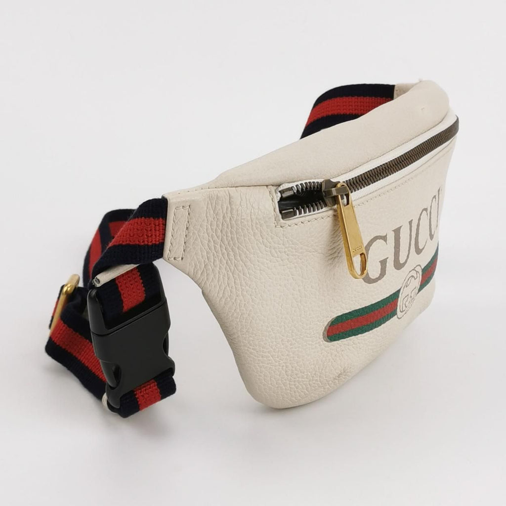 Gucci Print Leather Waist Bag Chest Bag 250328781124603