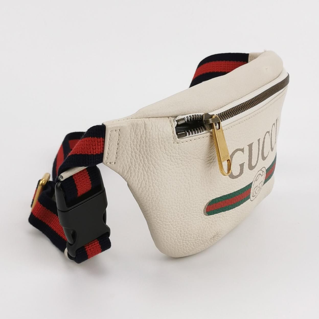 Gucci Print Leather Waist Bag Chest Bag 250328781124603