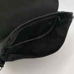 Gucci Leather Nylon Solid Letter Logo Crossbody Shoulder Bag 250402781132065