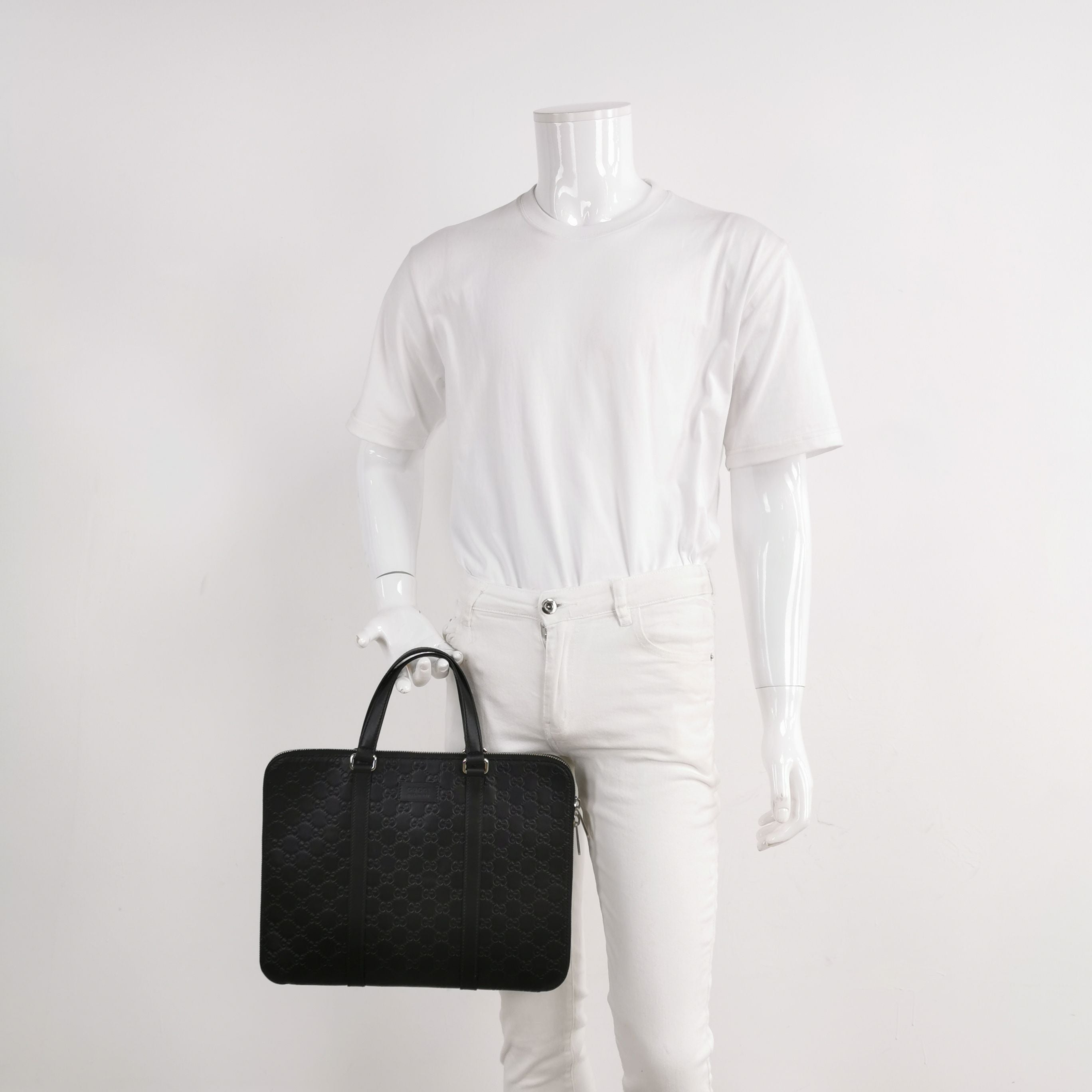 Gucci GG Canvas Briefcase Handbag 250330781127670